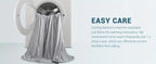 Cooling Blanket Arc-Chill Cool 3.0 Fiber Q-Max Over 0.5 Absorbs Body Heat for Hot Sleepers Night Sweats Lightweight Summer Double-Sided Hypoallergenic Throw Twin Queen King Blue Gray