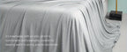 Cooling Blanket Arc-Chill Cool 3.0 Fiber Q-Max Over 0.5 Absorbs Body Heat for Hot Sleepers Night Sweats Lightweight Summer Double-Sided Hypoallergenic Throw Twin Queen King Blue Gray