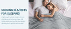 Cooling Blanket Arc-Chill Cool 3.0 Fiber Q-Max Over 0.5 Absorbs Body Heat for Hot Sleepers Night Sweats Lightweight Summer Double-Sided Hypoallergenic Throw Twin Queen King Blue Gray
