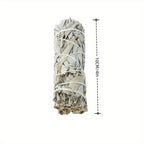 White Sage Smudge Kit 6-Piece Complete Altar Set – 4" Sage Sticks, Abalone Shell, Carved Cobra Tripod Stand, Turkey Feather, White Sand & Blessing Card for Cleansing & Meditation