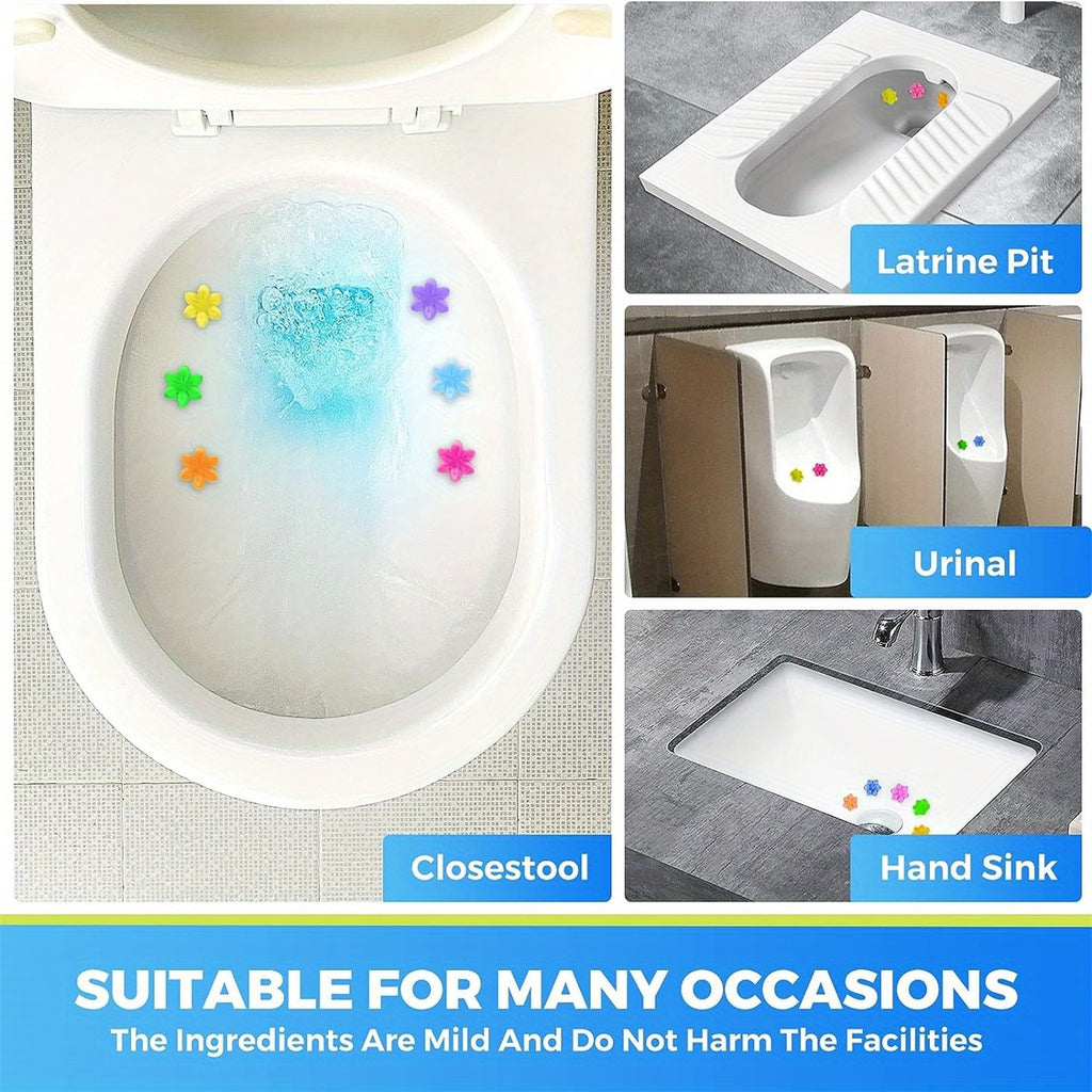 Toilet Bowl Cleaner Gel Stamps with Dispenser – Dissolves Yellow Scale, Water & Urine Stains, Auto-Release Per Flush, Air Freshening Scent, for Toilet, Wash Basin, Bathroom & RV