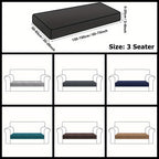 Velvet Stretch Cushion Cover Slipcover for Sofa Armchair Living Room Seat Cushion Protector Plush Couch Cover 1 2 3 Seater