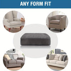 Velvet Stretch Cushion Cover Slipcover for Sofa Armchair Living Room Seat Cushion Protector Plush Couch Cover 1 2 3 Seater