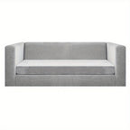 Velvet Stretch Cushion Cover Slipcover for Sofa Armchair Living Room Seat Cushion Protector Plush Couch Cover 1 2 3 Seater