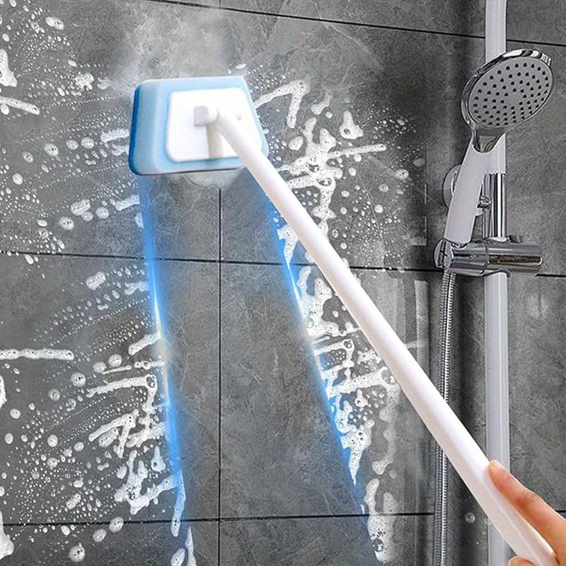 Shower & Bathtub Cleaning Brush Set with Replaceable Heads – Tile, Wall, Floor & Window Glass Scrubber – 7pc / 11pc / 16pc