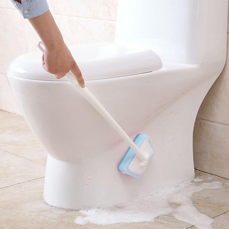 Shower & Bathtub Cleaning Brush Set with Replaceable Heads – Tile, Wall, Floor & Window Glass Scrubber – 7pc / 11pc / 16pc