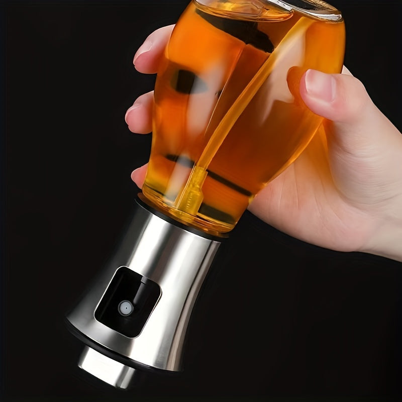 Oil Spray Bottle for Kitchen – 304 Stainless Steel & Glass Pressurized Oil Mister Sprayer, BPA-Free, Large Capacity, for Olive Oil, BBQ, Grilling, Air Fryer, Cooking – Multiple Styles Available
