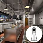 Oil Spray Bottle for Kitchen – 304 Stainless Steel & Glass Pressurized Oil Mister Sprayer, BPA-Free, Large Capacity, for Olive Oil, BBQ, Grilling, Air Fryer, Cooking – Multiple Styles Available