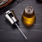 Oil Spray Bottle for Kitchen – 304 Stainless Steel & Glass Pressurized Oil Mister Sprayer, BPA-Free, Large Capacity, for Olive Oil, BBQ, Grilling, Air Fryer, Cooking – Multiple Styles Available