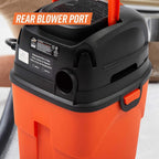 Wet Dry Vacuum Cleaner 1.5 Gallon 2 Peak HP – Portable Shop Vac with Blower Function, Compact for Car Interior, Garage & Home Use