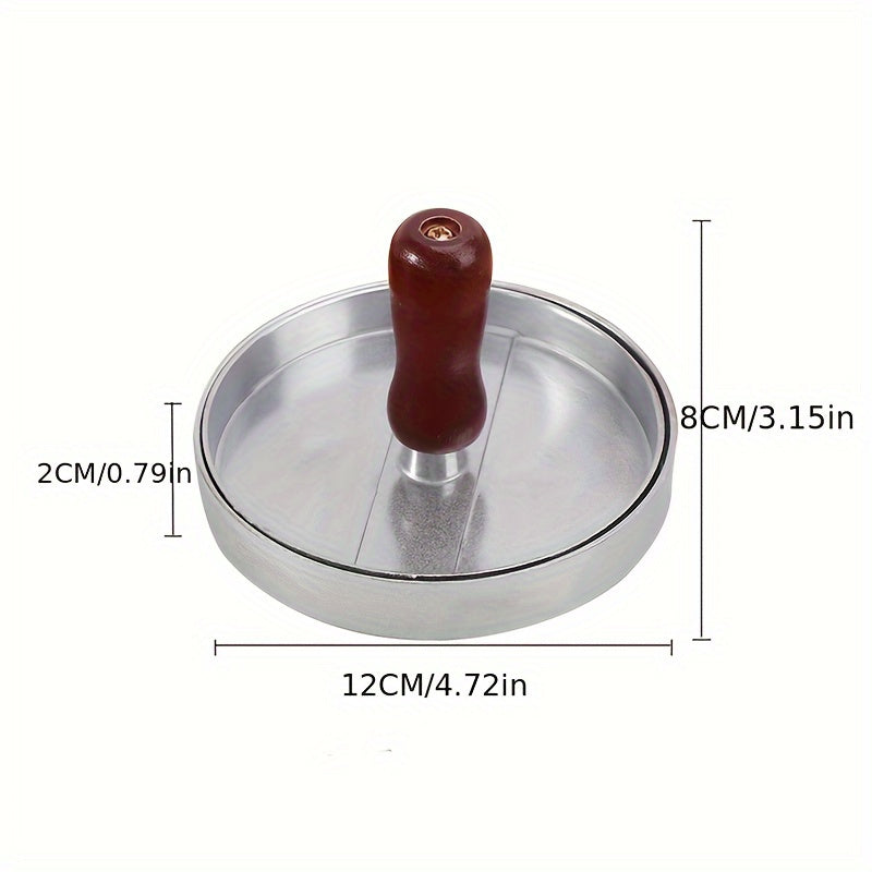 Non-Stick Burger Press Patty Maker & Heavy-Duty Kitchen Shears Set – Round Hamburger Mold for Beef, Chicken, Fish & Poultry – Professional Kitchen Tools for Grilling, BBQ & Cooking