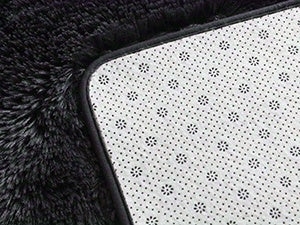 Black Ultra-Soft Fluffy Area Rug – High-Pile Non-Slip Velvet Carpet for Living Room, Bedroom & Playroom | 3x5 to 8x10 Ft