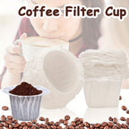 Disposable K Cup Coffee Paper Filters 100-400 Count – Compatible with Keurig Single Serve 1.0 & 2.0 and Reusable K Cup Pods, Heat-Resistant Paper Coffee Filters for Home, Office & Coffee Shops