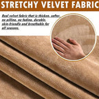 Sofa Armrest Covers Set of 2 Stretch Spandex Elastic Plaid Slip-On Arm Protectors for Couch Chair Universal Fit Pet Hair Scratch Guard Dark Gray