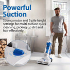 Vacmaster Upright Bagless Vacuum Cleaner 20ft Cord 13in Cleaning Path Powerful Suction for Carpet Hard Floor Pet Hair