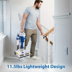 Vacmaster Upright Bagless Vacuum Cleaner 20ft Cord 13in Cleaning Path Powerful Suction for Carpet Hard Floor Pet Hair