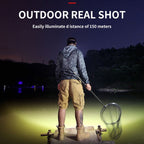 5LED USB Rechargeable Headlamp 2-Pack IP65 Waterproof 4-Mode Head Flashlight with 18650 Battery for Camping Hiking Fishing Hunting Running Outdoor Head Light