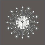 24-Inch Silent Wall Clock Minimalist Modern Wrought Iron – Large Non-Ticking Decorative Clock for Living Room, Kitchen, Bedroom & Bathroom
