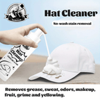 Hat Cleaner Foam Spray 6.76oz, Deep Cleans Baseball Cowboy Felt Fur Fleece Caps, Removes Dirt & Sweat Stains, Restores Hats Like New, 1-Pack & 4-Pack