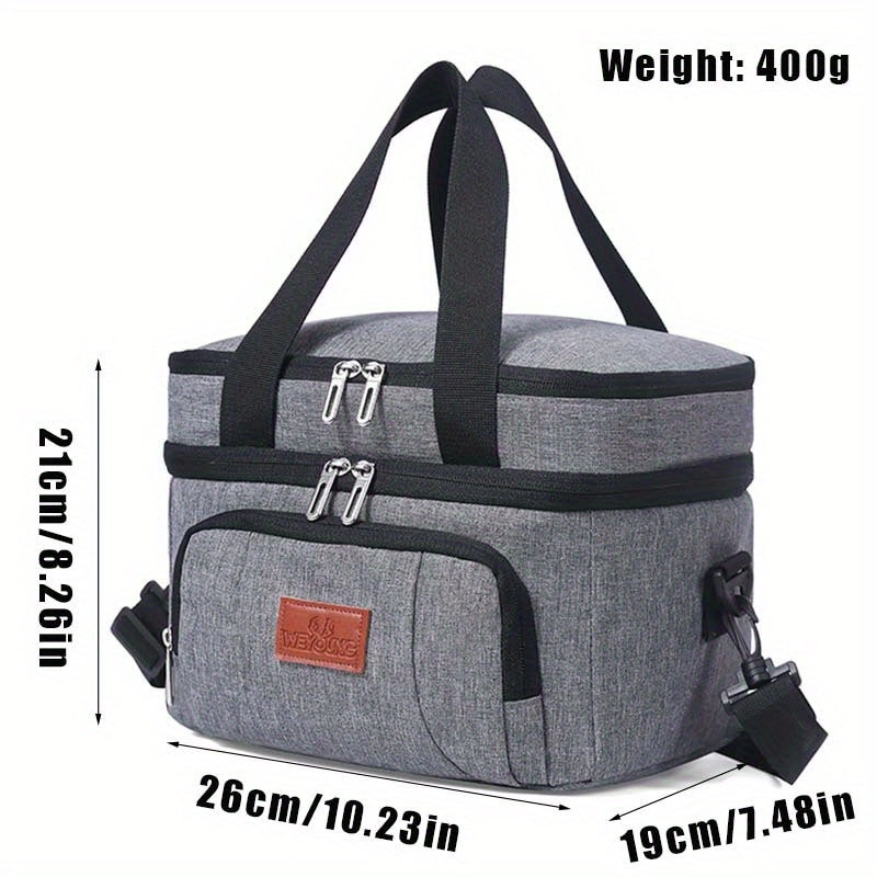 Insulated Lunch Bag Oxford Cloth Portable Multipurpose Lunch Box Bag – Thermal Food Bag for Work School Picnic Snack & Food Takeaway Tote