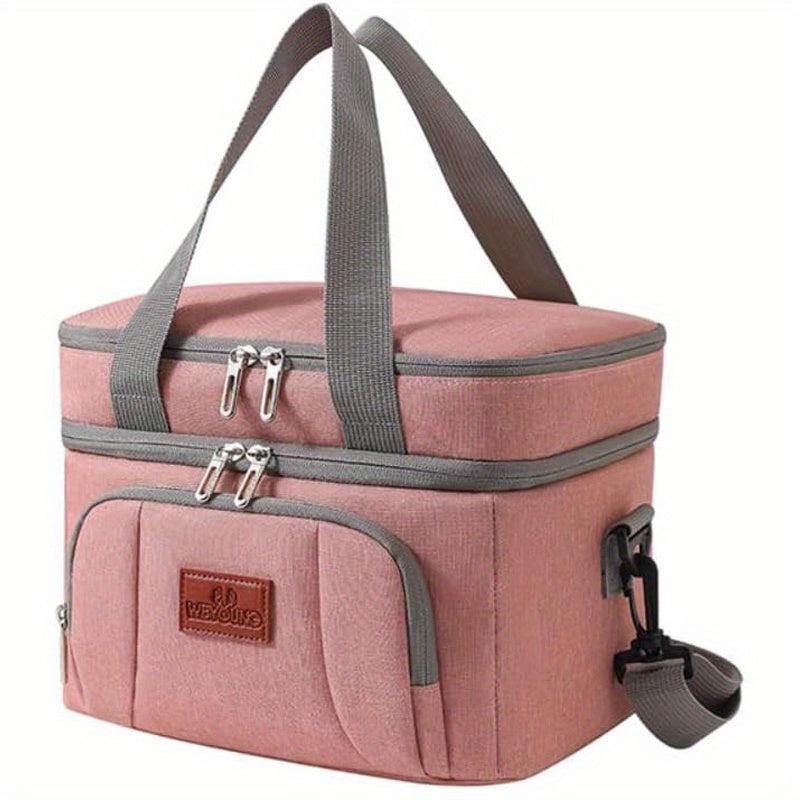 Insulated Lunch Bag Oxford Cloth Portable Multipurpose Lunch Box Bag – Thermal Food Bag for Work School Picnic Snack & Food Takeaway Tote