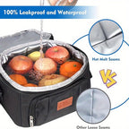 Insulated Lunch Bag Oxford Cloth Portable Multipurpose Lunch Box Bag – Thermal Food Bag for Work School Picnic Snack & Food Takeaway Tote