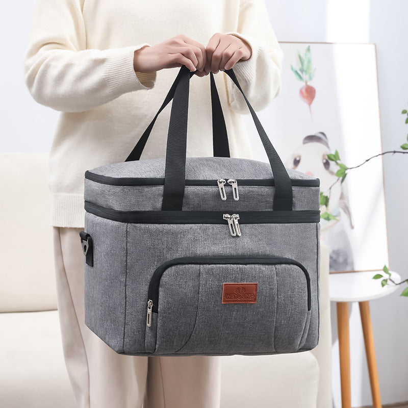 Insulated Lunch Bag Oxford Cloth Portable Multipurpose Lunch Box Bag – Thermal Food Bag for Work School Picnic Snack & Food Takeaway Tote