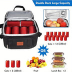 Insulated Lunch Bag Oxford Cloth Portable Multipurpose Lunch Box Bag – Thermal Food Bag for Work School Picnic Snack & Food Takeaway Tote