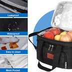 Insulated Lunch Bag Oxford Cloth Portable Multipurpose Lunch Box Bag – Thermal Food Bag for Work School Picnic Snack & Food Takeaway Tote