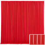 Photo Backdrop 4-Pack Taffeta Draping Background Cloth 5×10 Ft – Opaque Reusable Rod Pocket Panel for Weddings, Birthdays, Baby Showers & Photo Studios | 16 Colors