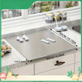 Stainless Steel Cutting Board Butcher Block 19.69x15.75 Inch Large Non-Slip Kitchen Chopping Board Rolling Prep Board