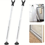 Door Security Bar Adjustable 20-52 Inch Heavy Duty Door Barricade Bar – Anti-Theft Door Jammer Stopper for Front Door, Bedroom, Apartment, Hotel Room, Window & Sliding Patio Door Security