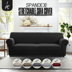 Elastic Spandex Sofa Cover Stretch Couch Protector 360° Full Coverage, Cat Scratch Resistant, Dust-Proof & Machine Washable for 1, 2, 3 Seater & Sectional Sofas – All-Season Fit