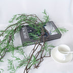 Large Realistic Artificial Ivy & Fern Hanging Plant - Lifelike Fake Vine with Lush Green Foliage, Durable Plastic, Indoor & Outdoor Decor for Home, Office, Porch & Balcony