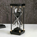 Decorative Hourglass Timer 60 Minute with Wooden Frame - Large Sand Timer for Kitchen Cooking, Home Office Bedroom Decor, Unique Gift for Birthday, Valentine's Day & Holidays