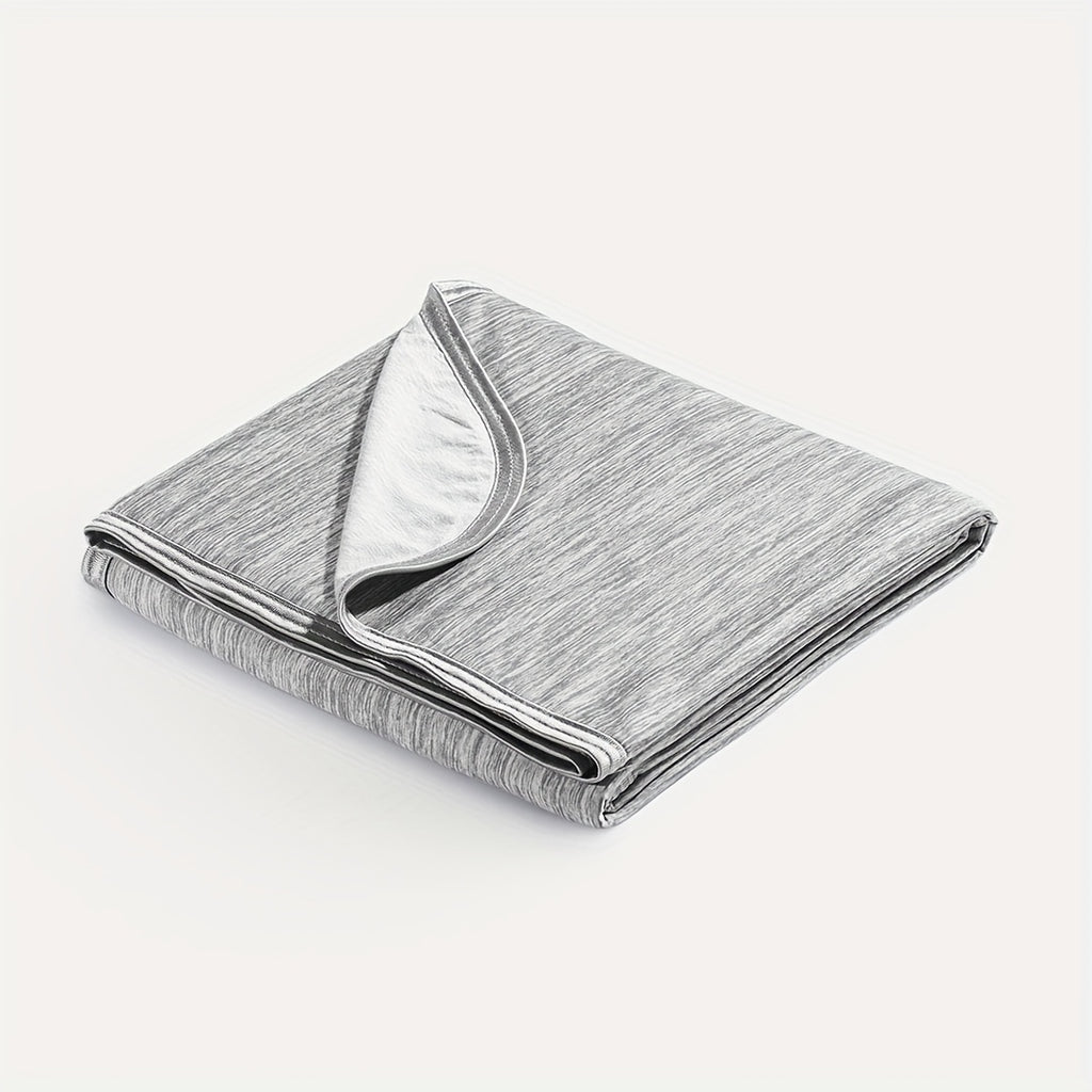 Cooling Blanket Arc-Chill Cool 3.0 Fiber Q-Max Over 0.5 Absorbs Body Heat for Hot Sleepers Night Sweats Lightweight Summer Double-Sided Hypoallergenic Throw Twin Queen King Blue Gray
