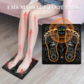 TENS Portable Foldable Foot Massage Pad, Ergonomic Electric Massager for Feet, Back & Legs, Adjustable Intensity, Battery-Powered 150mAh, Compact Travel-Friendly Design, Health & Relaxation Gift