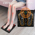 TENS Portable Foldable Foot Massage Pad, Ergonomic Electric Massager for Feet, Back & Legs, Adjustable Intensity, Battery-Powered 150mAh, Compact Travel-Friendly Design, Health & Relaxation Gift