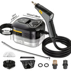 Handheld Steam Cleaner Large-Capacity with Extra-Large Water Tank – Rapid Heating Portable Multi-Function Cleaner for Floors, Cars, Fabrics, Kitchen & Bathroom Tile Grout