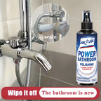 Shower Glass Cleaner Spray – Hard Water Stain & Soap Scum Remover for Shower Doors, Mirrors & Tiles, Streak-Free Shine, Powerful Bathroom Glass Cleaning Formula