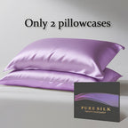 100% Mulberry Silk Pillowcase – Premium Silk Pillow Cover for Hair & Skin Care, Soft Smooth Cooling Breathable with Hidden Zipper, Luxury Sleep Bedding Standard Queen King Size