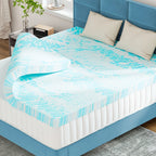 Memory Foam Mattress Topper CertiPUR-US Certified | Cooling Gel | 2" 3" 4" Thick | Standard & 5-Zone | Twin Full Queen King Cal-King