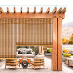 Bamboo Roman Shade – Light Filtering, Adjustable Lift System, Easy Install | Living Room & Home Decor | 13 Sizes | Nuvia Haven