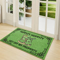 Welcome Mat Green Frog Pattern Indoor Outdoor Doormat – Anti-Slip Backing Edge Locking Entryway Rug for Living Room & Home Decor | Multiple Sizes
