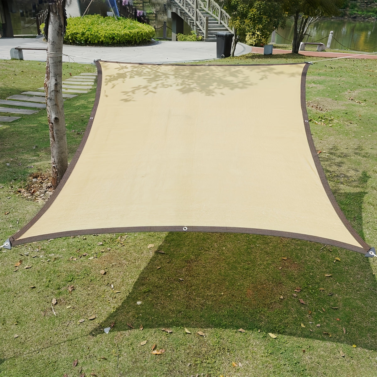 Outdoor Shade Cloth UV Block Privacy Fence Screen – HDPE Sunshade Net for Patio, Garden & Lawn | Multiple Sizes & Colors with Lanyard Included