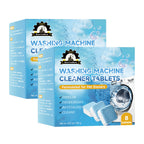 Washing Machine Cleaner & Descaler Tablets – Deep Cleaning for HE Front Loader & Top Load Washers, Removes Odor, Drum & Tub Seal Cleaner, Septic Safe, 7 to 40 Pack