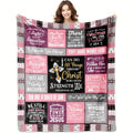Christian Gift Blanket for Religious Enthusiasts – Soft Plush Fleece Throw, Faith Bible Verse Sofa TV Blanket
