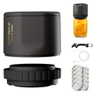 Electric Vacuum Mason Jar Sealing Kit with Lids for Wide Mouth & Regular Mouth Jars Food Preservation Vacuum Sealer