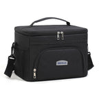 Large Capacity Insulated Lunch Bag Crossbody Shoulder Tote – Reusable Portable Cooler Bag for Work, Picnic, Camping & Travel