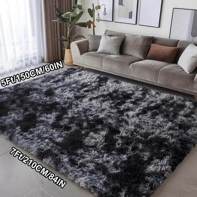 Soft Plush Tie-Dye Area Rug – Non-Slip, Washable Large Rectangle Mat | 8 Sizes